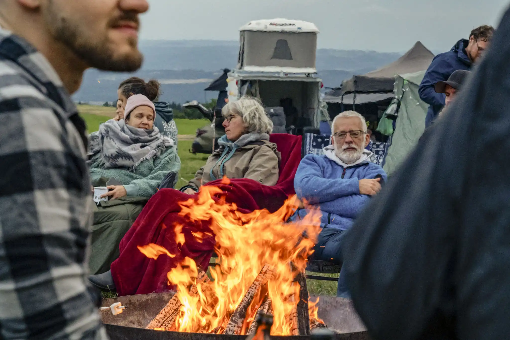 DACHZELT Sommer CAMP 2025 Lagerfeuer