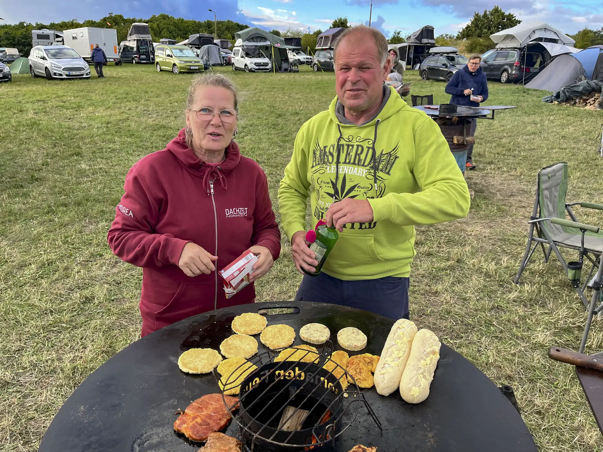DACHZELT Sommer CAMP 2025 Feuertonnen