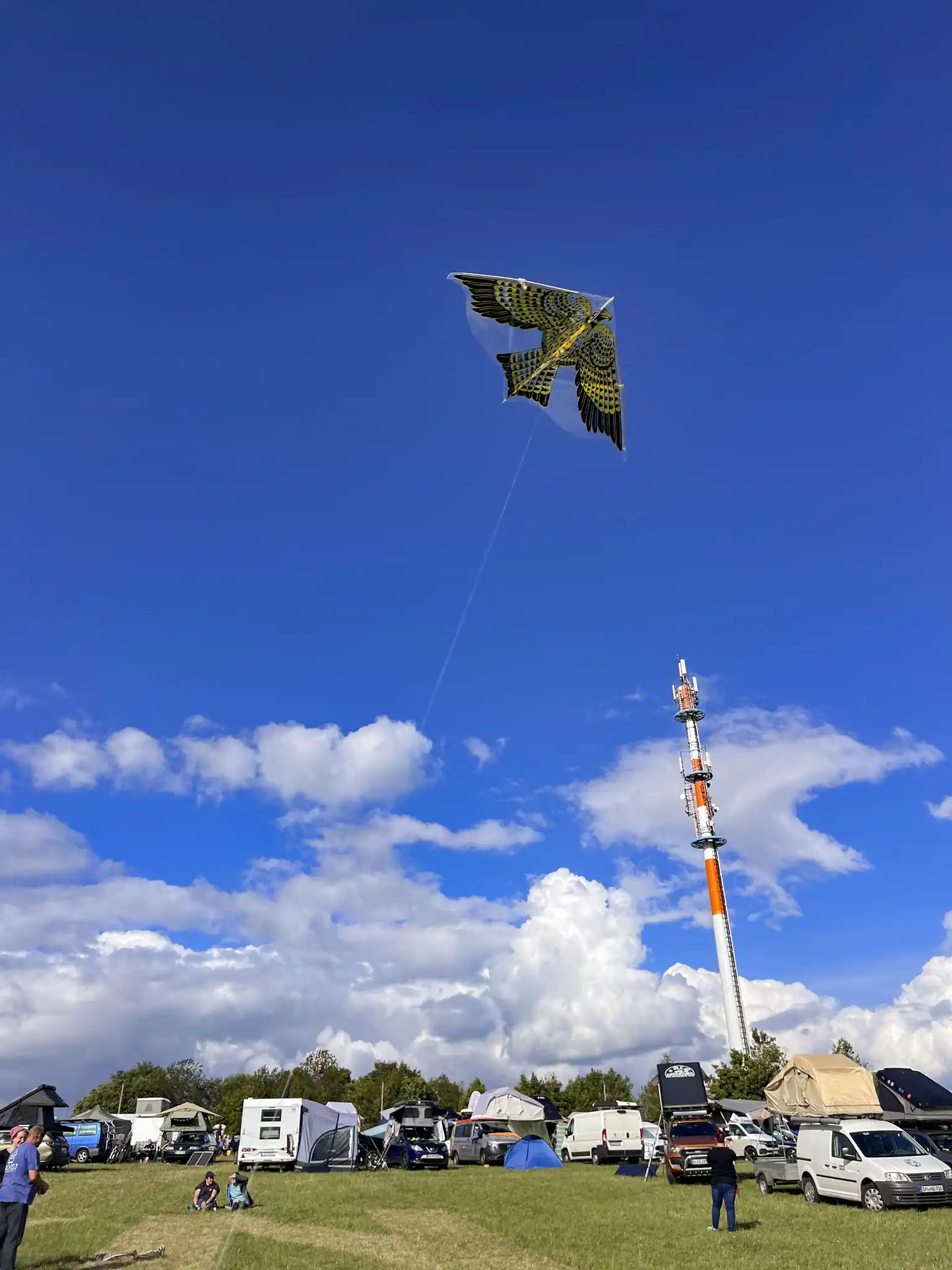 DACHZELT Sommer CAMP 2025 Drachen steigen