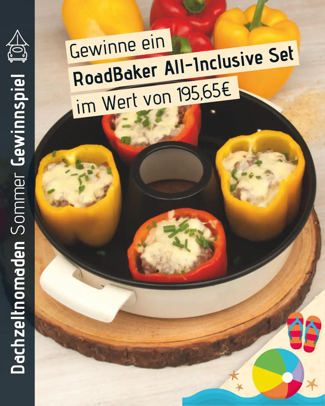 Dachzeltnomaden Sommer Gewinnspiel RoadBaker Camping Backofen