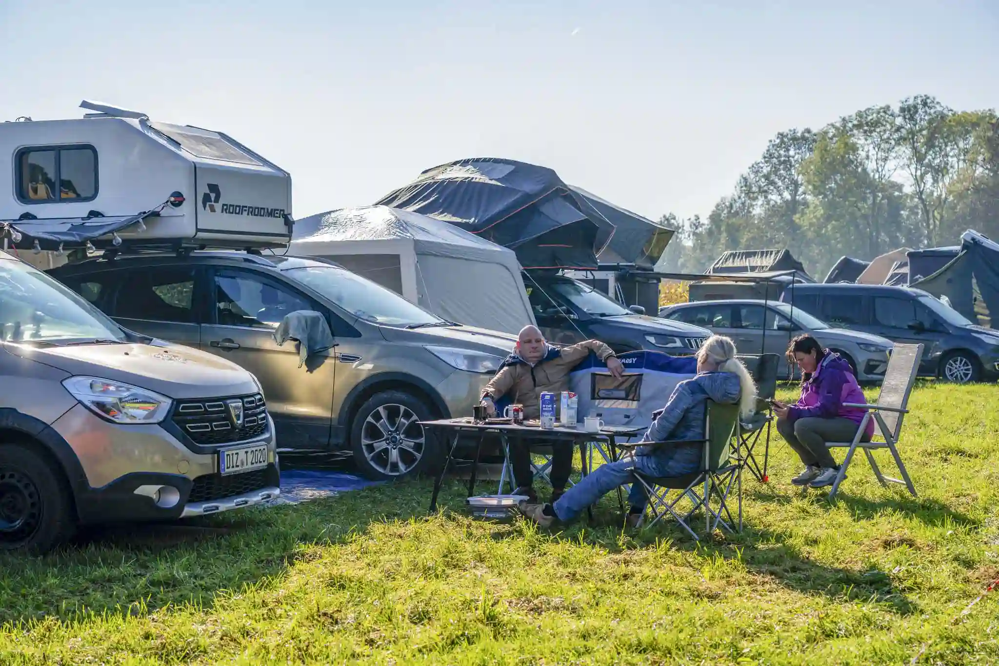 DACHZELT CAMP Bayern 25 Camp Area