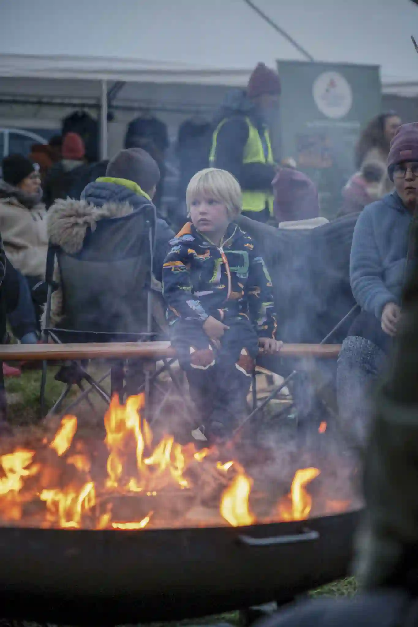 DACHZELT CAMP Bayern 25 Lagerfeuer
