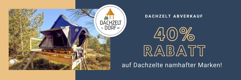 DACHZELT DORF Season Sale Dachzelt Abverkauf im Dachzeltnomaden Shop