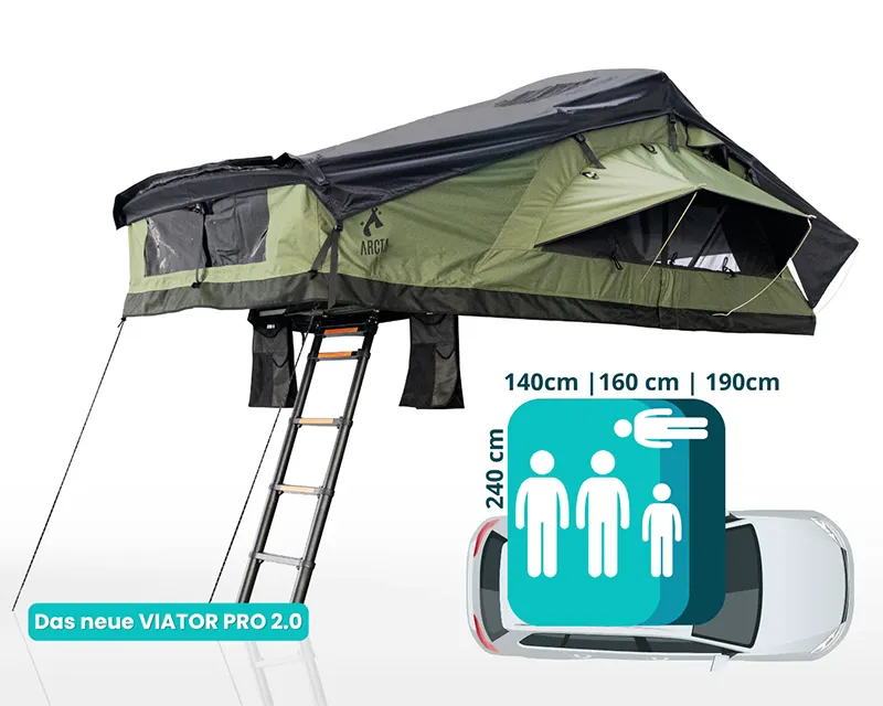 ARCTA Viator Pro 190 Klappdachzelt kaufen Familien Dachzelt
