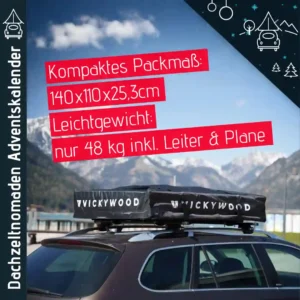 Dachzeltnomaden Adventskalender 2025 VICKYWOOD BAOBAB Dachzelt