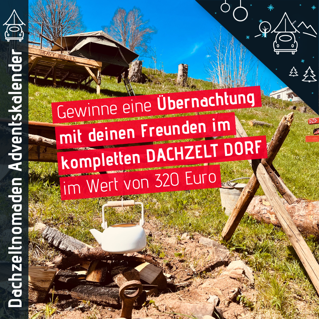 Dachzeltnomaden Adventskalender 2025 DZD ganzes Dorf