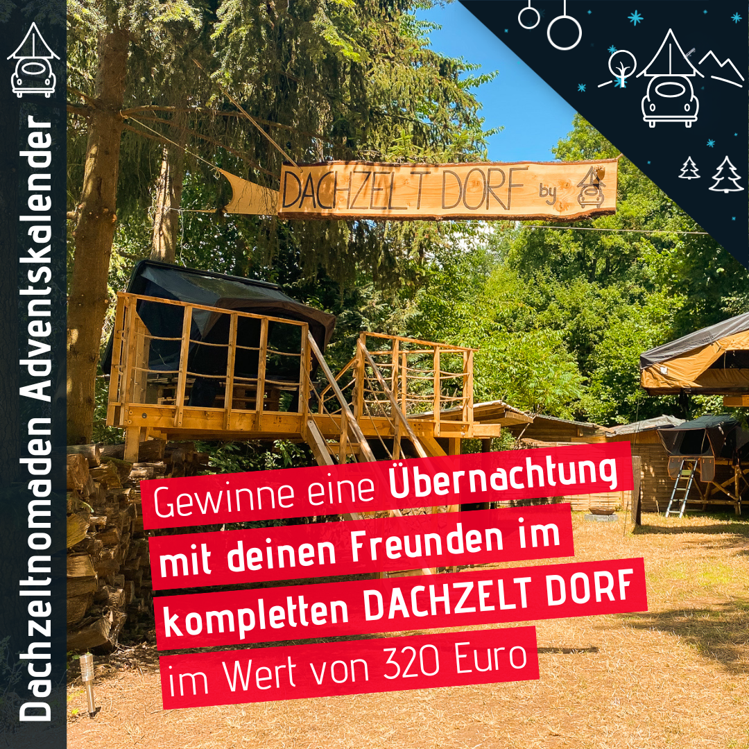 Dachzeltnomaden Adventskalender 2025 DZD ganzes Dorf