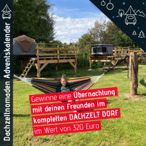 Dachzeltnomaden Adventskalender 2025 DZD ganzes Dorf