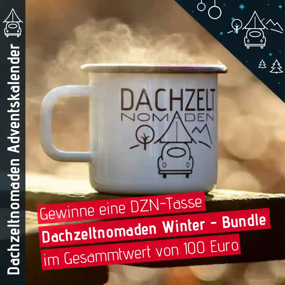 Dachzeltnomaden Adventskalender 2025 DZN Merch Winter Bundle