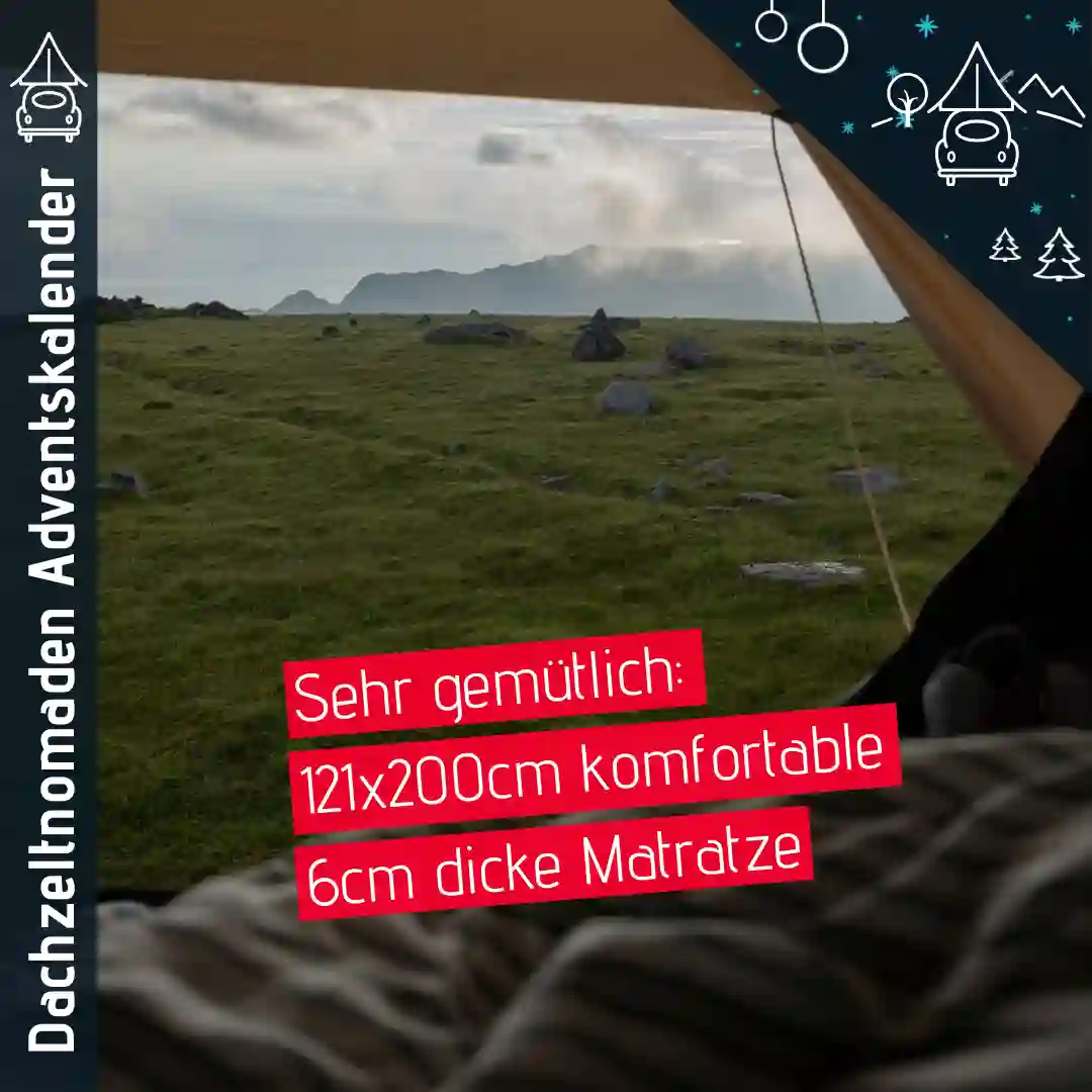 Dachzeltnomaden Adventskalender 2025 FRONT RUNNER DOMETIC FEATHERLITE Dachzelt