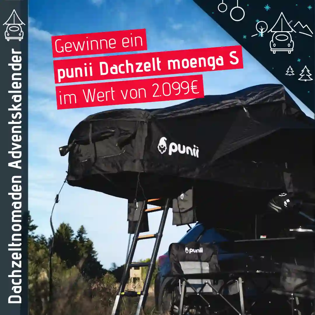 Dachzeltnomaden Adventskalender Punii Dachzelt moenga S