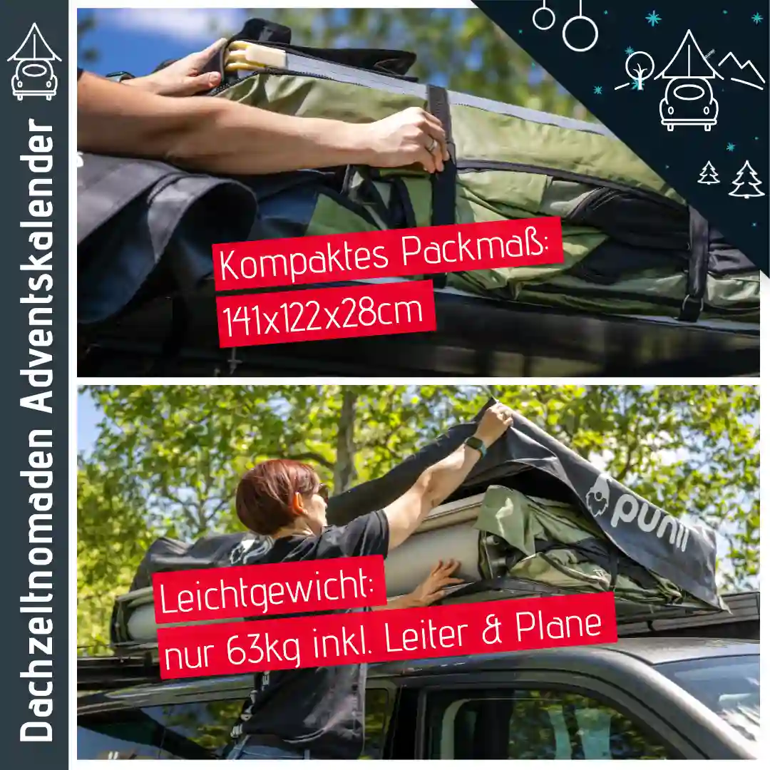 Dachzeltnomaden Adventskalender Punii Dachzelt moenga S