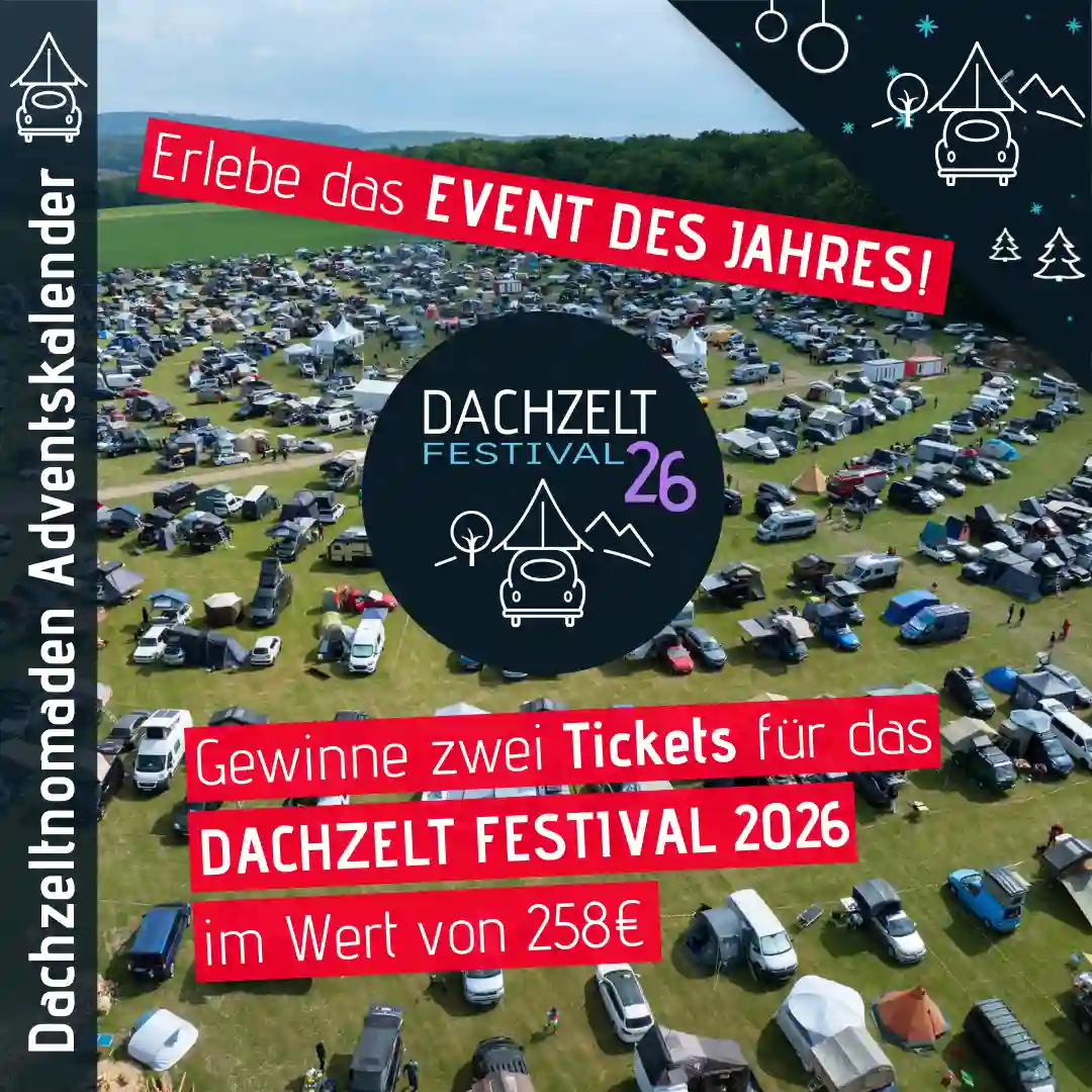 Dachzeltnomaden Adventskalender DZF26 Tickets