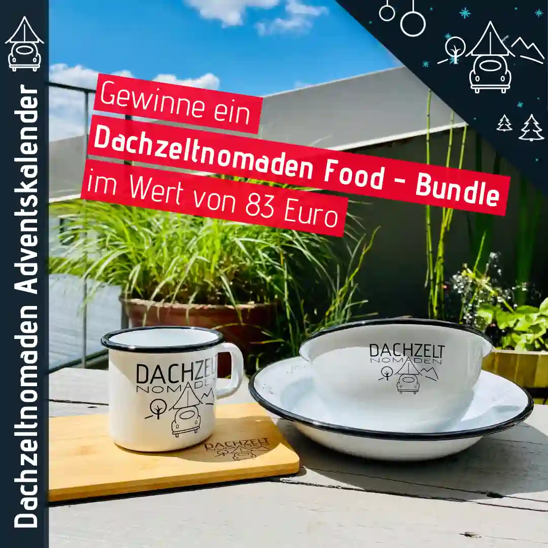 Dachzeltnomaden Adventskalender 2025 DZN Merch Food Bundle