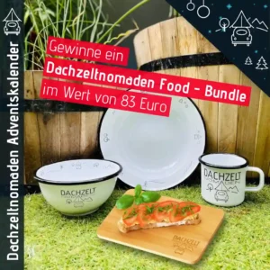 Dachzeltnomaden Adventskalender 2025 DZN Merch Food Bundle