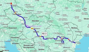 dachzelt reise rumaenien rueckweg finja