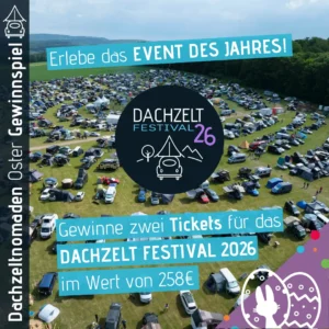 Dachzeltnomaden Ostergewinnspiel Osterei 4 DZF26 Tickets