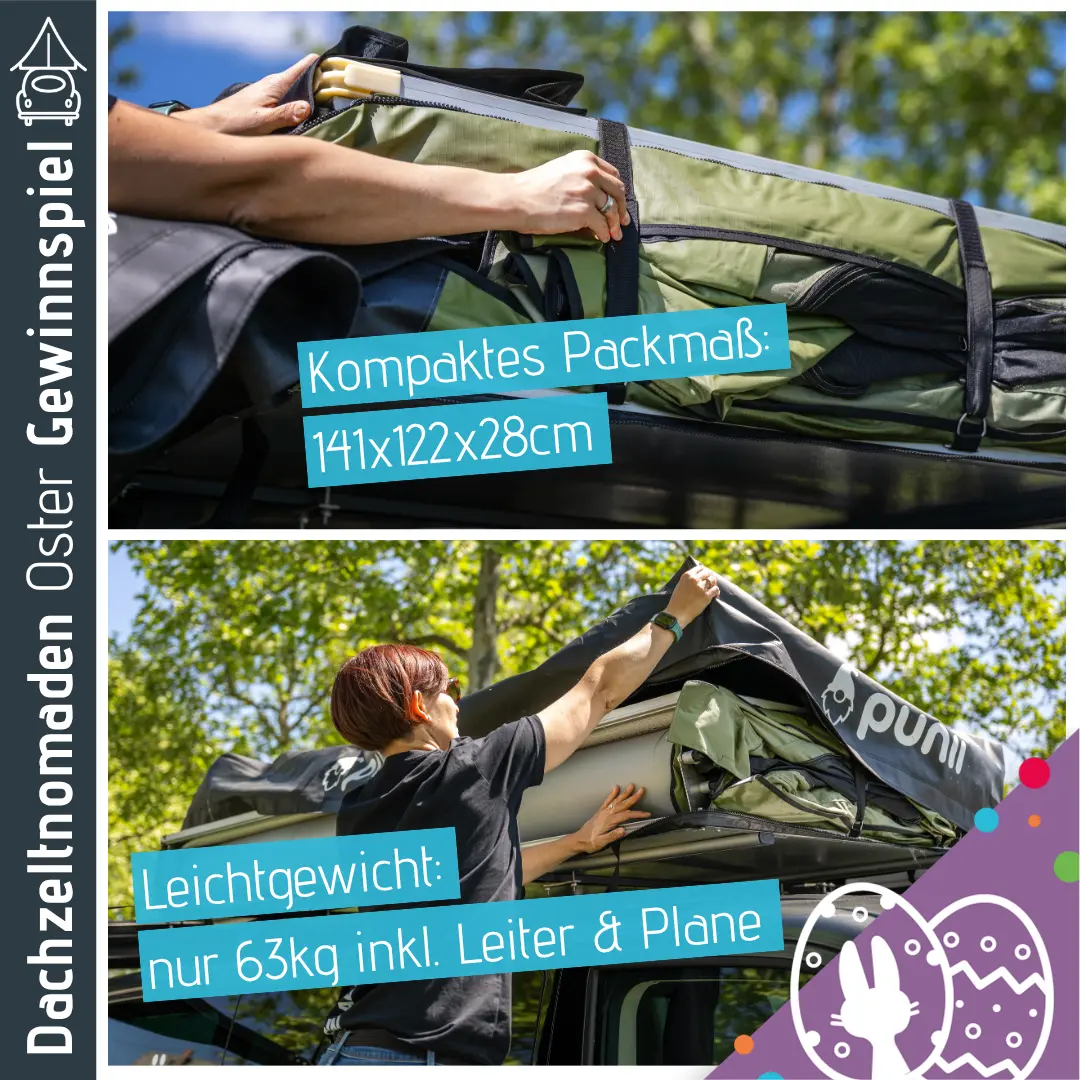 Dachzeltnomaden Ostergewinnspiel Osterei 3 punii Moenga S Dachzelt