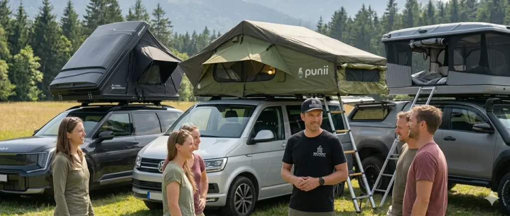 dachzeltnomaden dachzelt beratung KI generiert