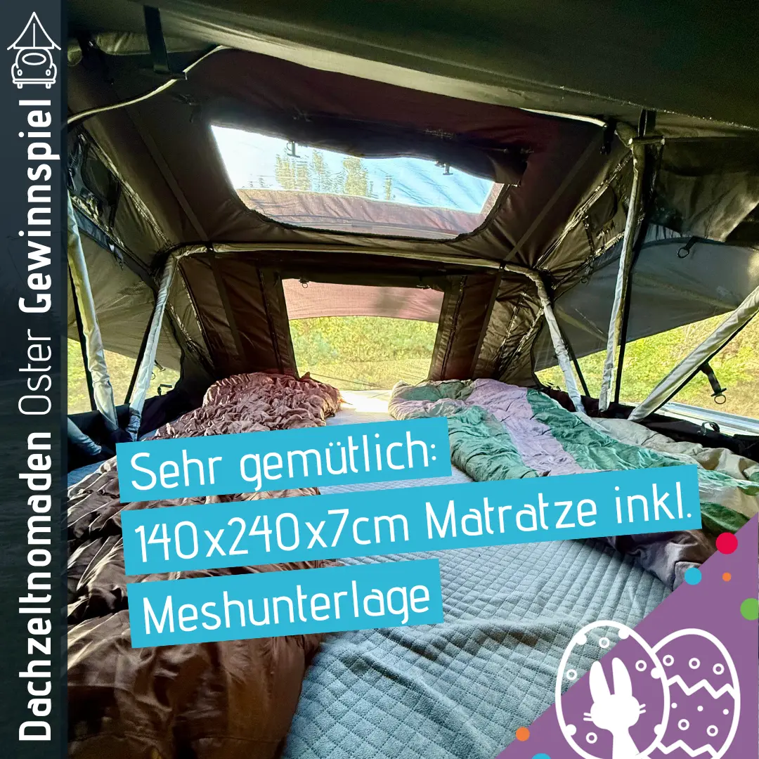 Dachzeltnomaden Ostergewinnspiel Osterei 3 punii moenga S