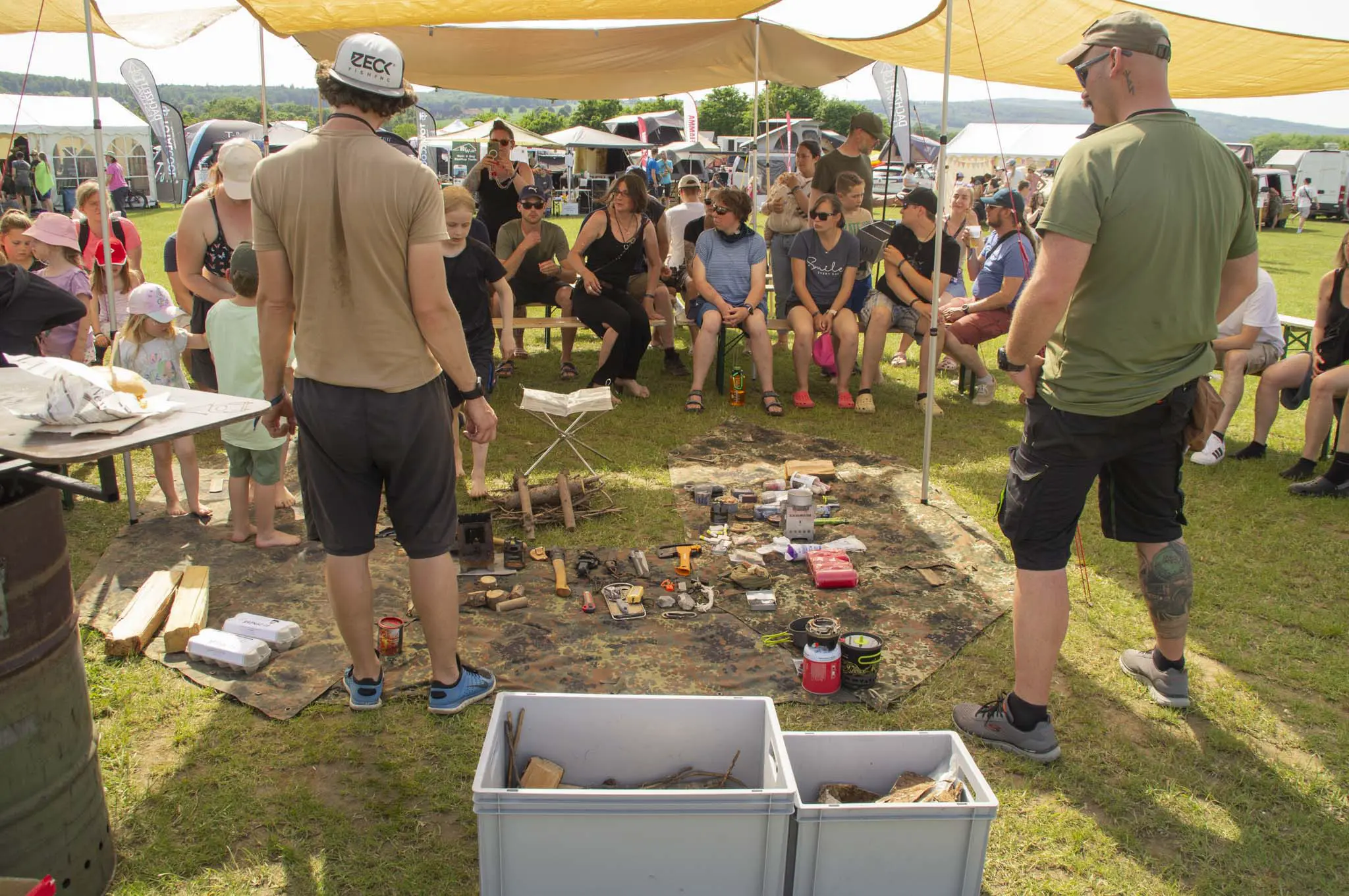 DACHZELT FESTIVAL 2026 Workshop Feuer machen