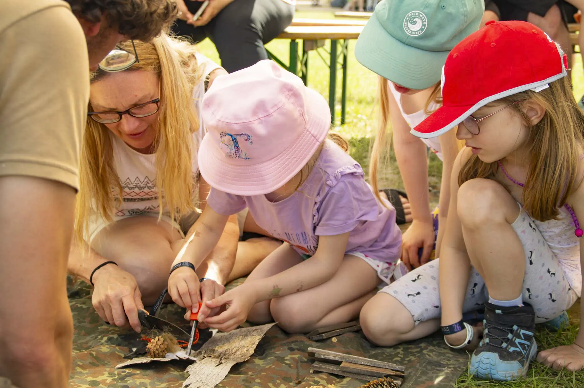 DACHZELT FESTIVAL 2026 Workshop Feuer machen