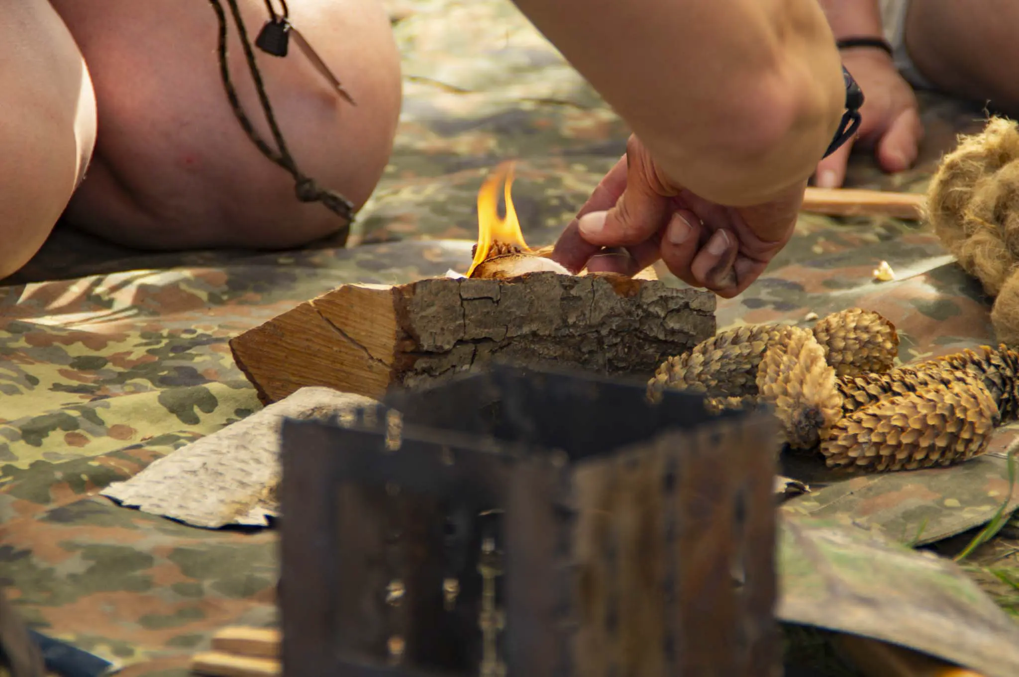 DACHZELT FESTIVAL 2026 Workshop Feuer machen