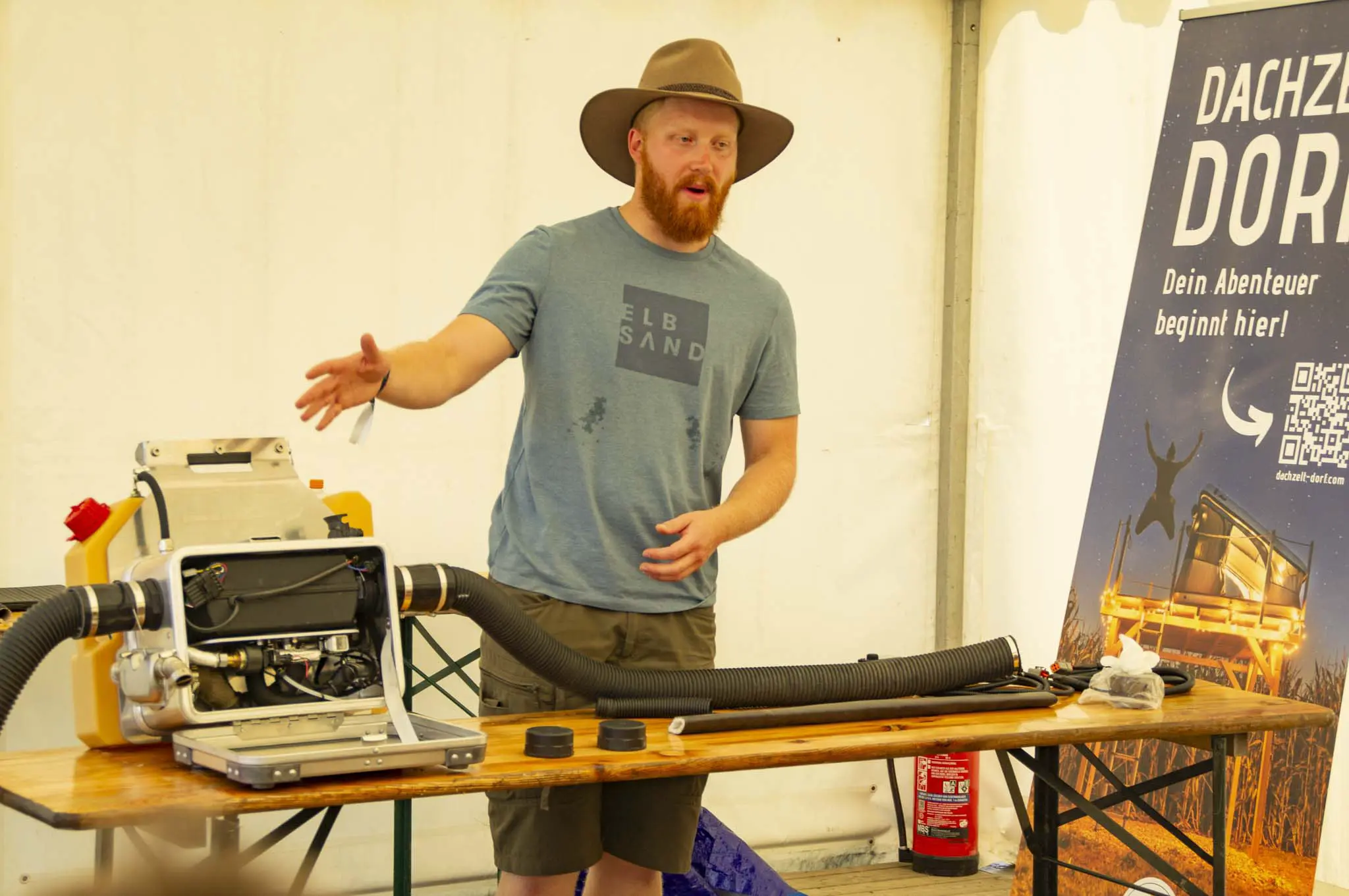 DACHZELT FESTIVAL 2026 Workshop Standheizung & Strom
