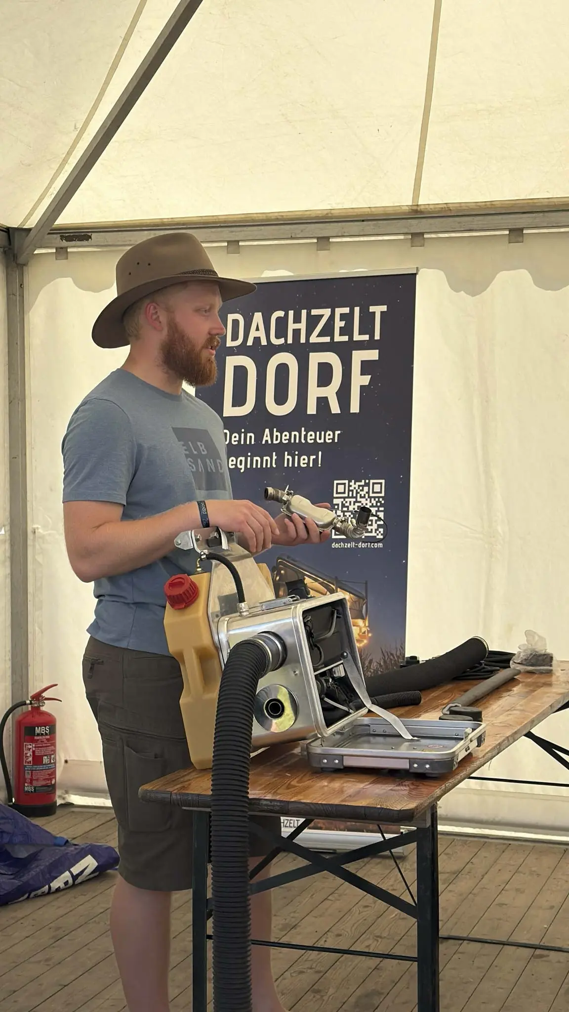 DACHZELT FESTIVAL 2026 Workshop Standheizung & Strom