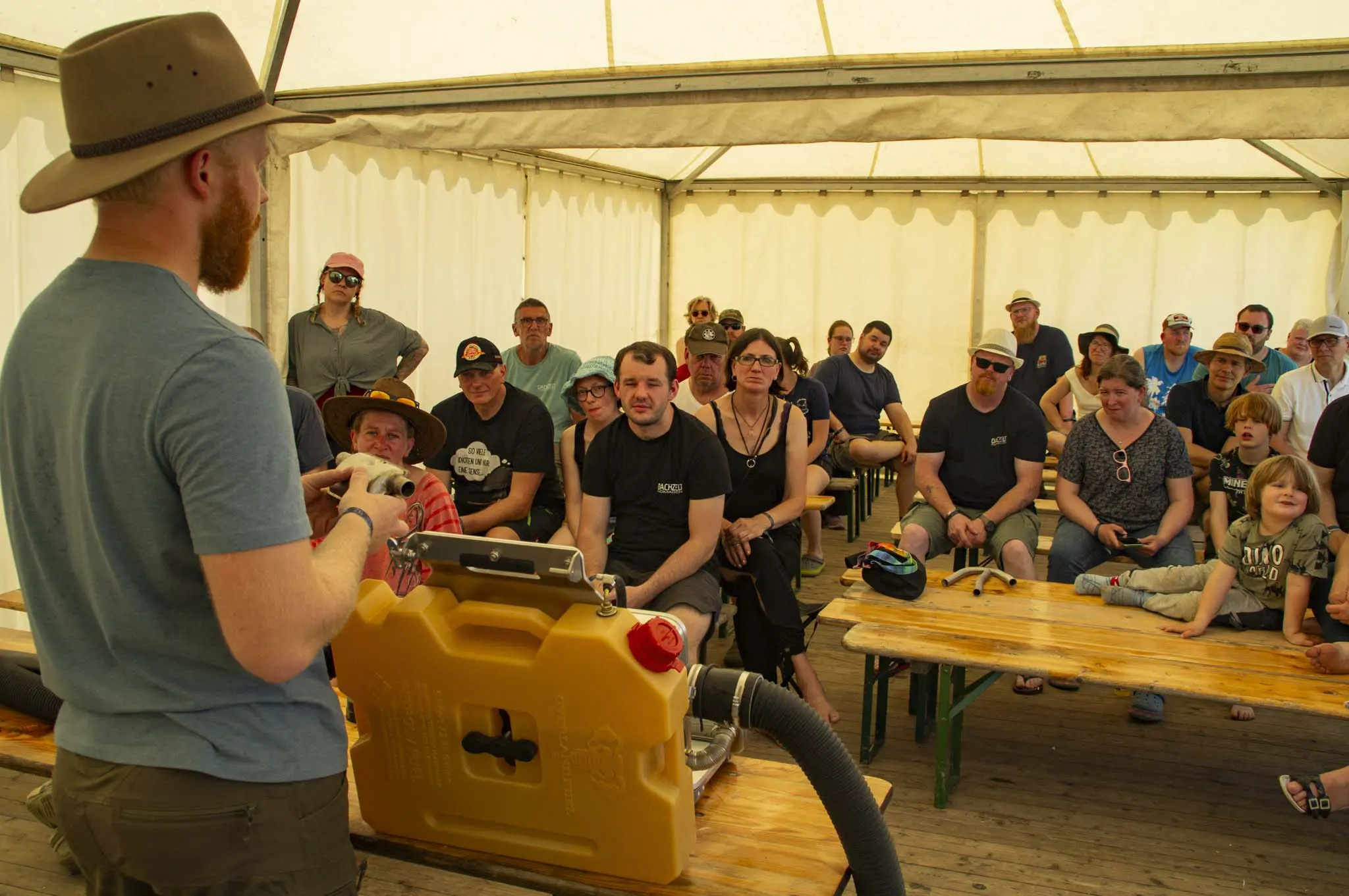 DACHZELT FESTIVAL 2026 Workshop Standheizung & Strom