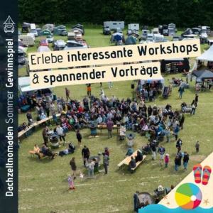 Dachzeltnomaden Sommer Gewinnspiel DACHZELT FESTIVAL 2027 Tickets