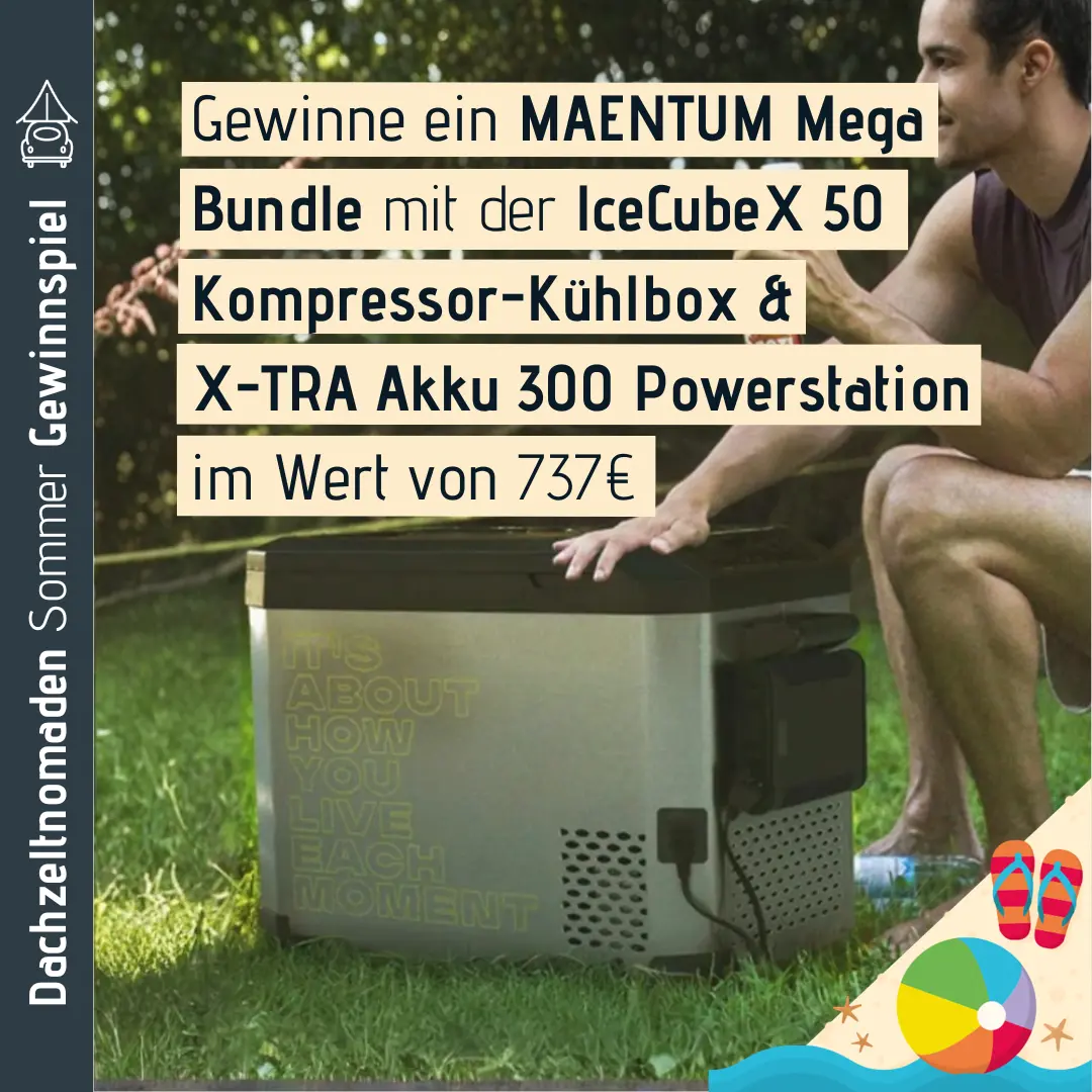 Dachzeltnomaden Sommer Gewinnspiel 26 MAENTUM Bundle